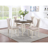 English Elm Oliyan White Dining Chair With Padded Seat (Set Of 2)