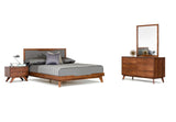 Eastern King Nova Domus Soria Modern Grey & Walnut Bedroom Set