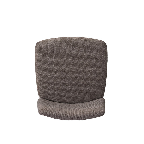 English Elm Christopher Knight Home® - Upholstered Modern Armless Dining Chair Set of 2 with Ergonomic Curved Back & Solid Wood Frame Durable Fabric Brown,Walnut N771P330590W