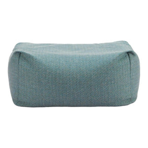 34 Inch Olefin Fabric Round Pouf Ottoman for Living Room Bohemian Floor Seating