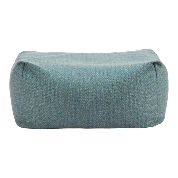 34 Inch Olefin Fabric Round Pouf Ottoman for Living Room Bohemian Floor Seating