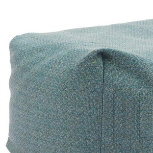 34 Inch Olefin Fabric Round Pouf Ottoman for Living Room Bohemian Floor Seating