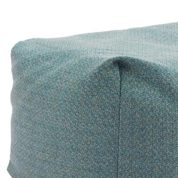 34 Inch Olefin Fabric Round Pouf Ottoman for Living Room Bohemian Floor Seating