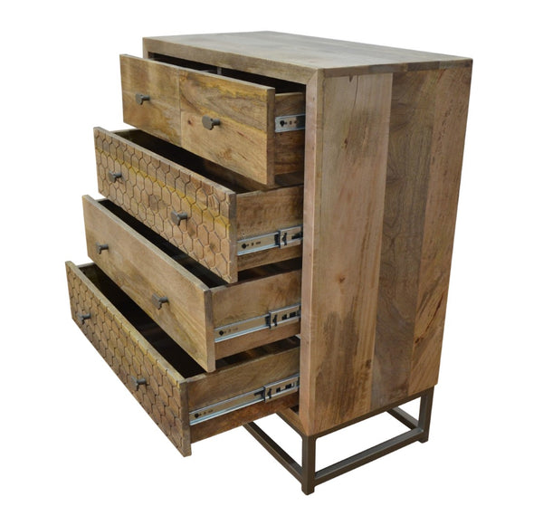 Moti Honeycomb 5-Drawer Chest 72115001