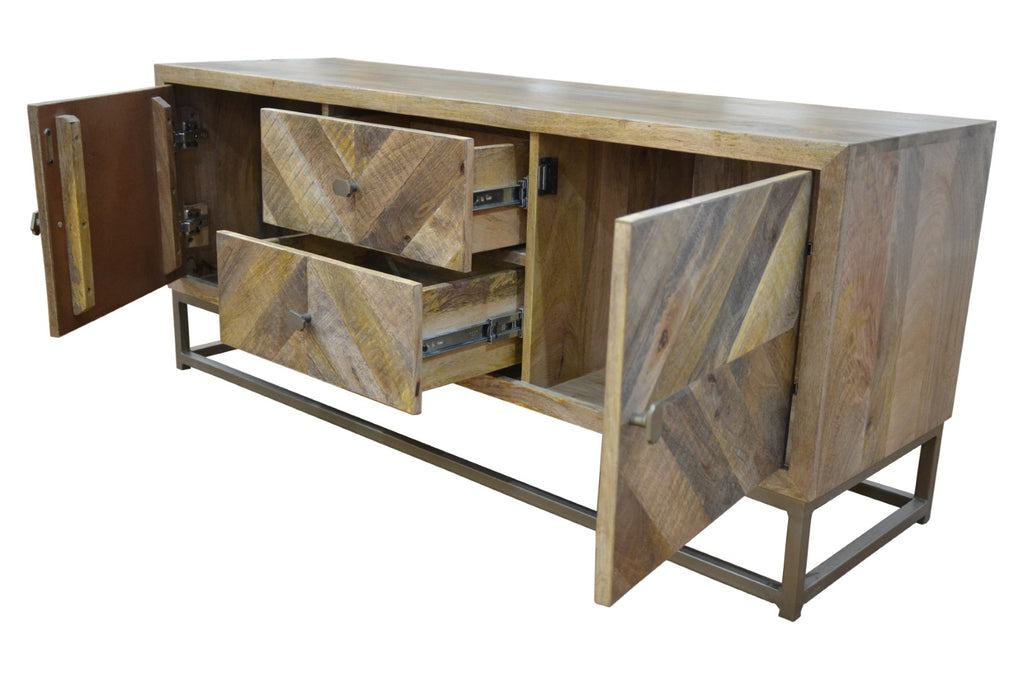 Maddy Media Console English Elm