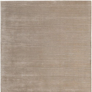 Hand Woven Nylon Area Rug Stain Resistant Tan Neutral Artisan Craft for Living Rooms
