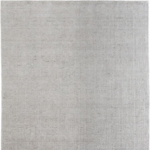 8 Foot X 10 Hand Woven Wool Blend Area Rug Artisan Gray Transitional Living Room