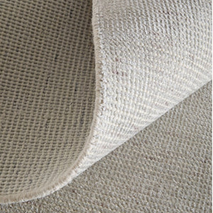 8 Foot X 10 Hand Woven Wool Blend Area Rug Artisan Gray Transitional Living Room