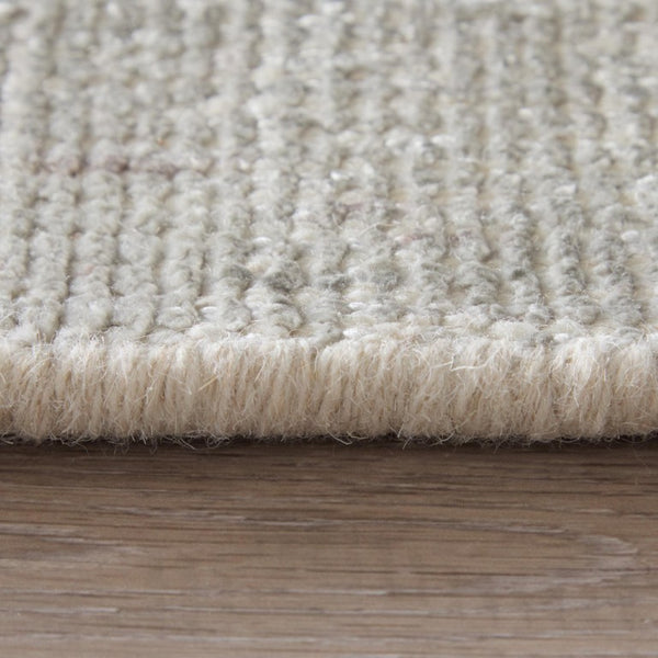 8 Foot X 10 Hand Woven Wool Blend Area Rug Artisan Gray Transitional Living Room