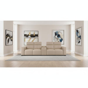 Two Piece Genuine Leather Sectional Sofa Set for Sophisticated Living Spaces