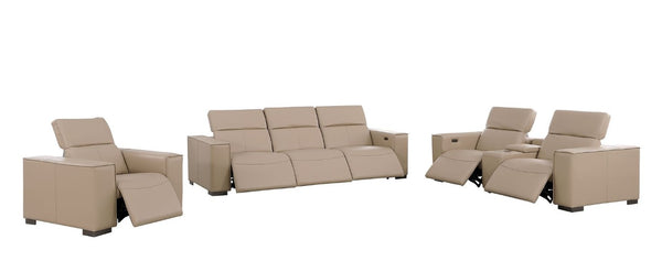 Two Piece Genuine Leather Sectional Sofa Set for Sophisticated Living Spaces