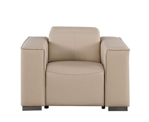 Two Piece Genuine Leather Sectional Sofa Set for Sophisticated Living Spaces