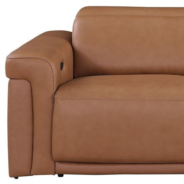 Two Piece Italian Leather Sectional Sofa Set for Spacious Living Room Gatherings