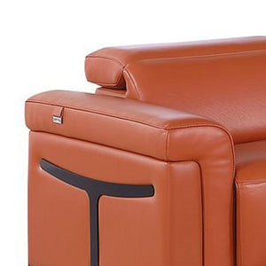 Two Piece Italian Leather Sectional Sofa Set for Luxurious Living Room Comfort