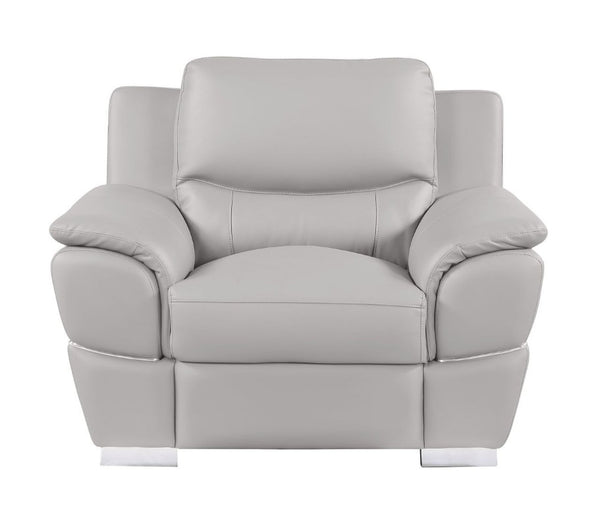 Three Piece Leather Sectional Sofa Set Spacious Six Seat Living Room Seating