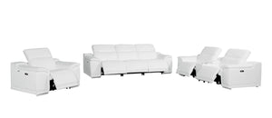 Three Piece Genuine Leather Sectional Sofa Set for Six in Modern Living Rooms