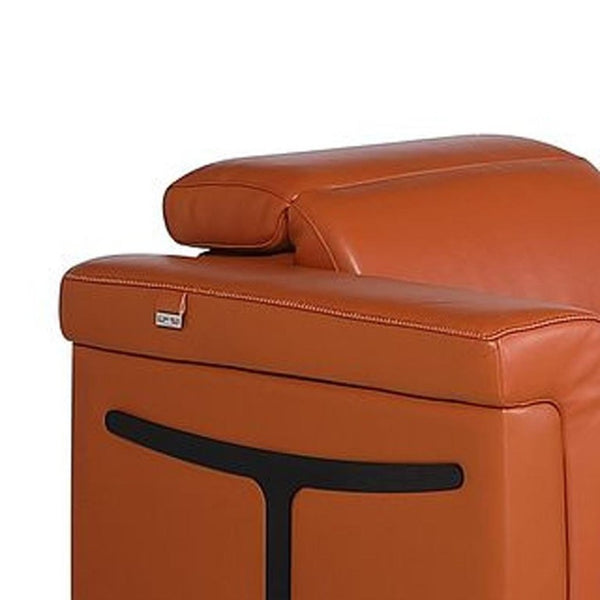 Three Piece Italian Leather Sofa Set Luxurious Six Seat Living Room Furniture