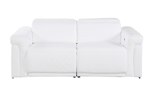 Three Piece Italian Leather Sofa Set Seating Six in a Modern Living Room
