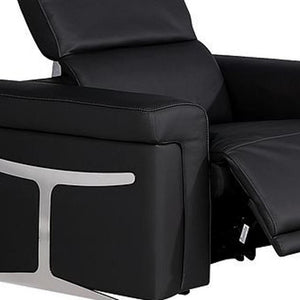 Three Piece Italian Leather Sofa Set Seats Six for Bold Living Room Style