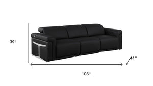 Three Piece Italian Leather Sofa Set Seats Six for Bold Living Room Style