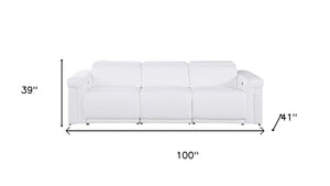 Three Piece Italian Leather Sofa Set Elegant Living Room Seating for Six Guests