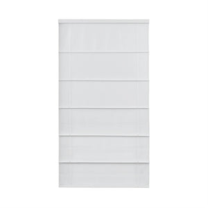 English Elm 1 Blackout Cordless Roman Shade 31x64" Energy Saving Light-Blocking Polyester Drapery Panel, Easy Install White 5.63 L x 9.25 W x 8.07 H B035P319841