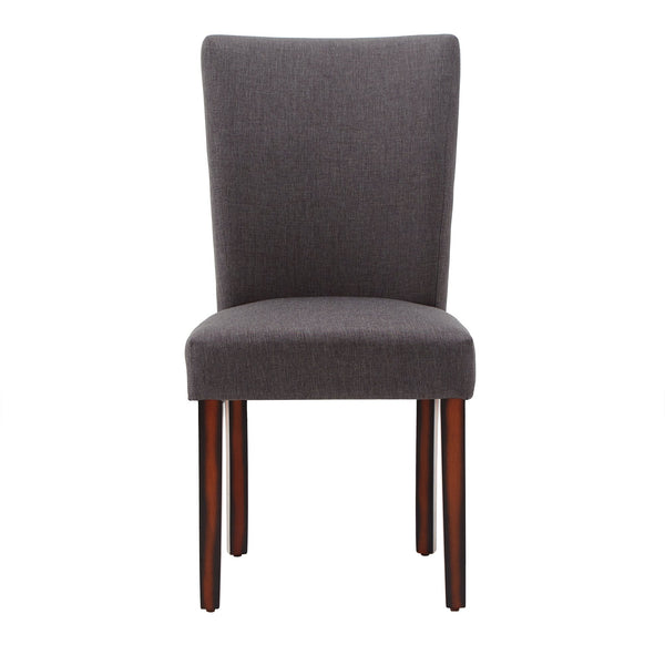 Homelegance Wingston Upholstered Dining Chair Set Solid Wood Frame Espresso Polyester 721DGFS
