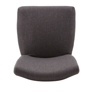 Wingston Upholstered Dining Chair Set Solid Wood Frame Espresso Polyester