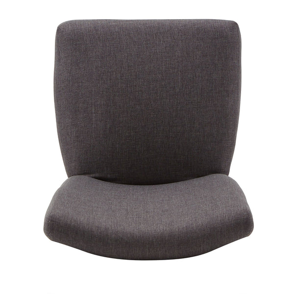 Wingston Upholstered Dining Chair Set Solid Wood Frame Espresso Polyester
