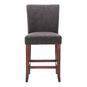 Wingston Upholstered Counter Stools Set of Two with Solid Rubberwood Frame