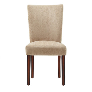 Homelegance Wingston Chenille Upholstered Dining Chair with Espresso Rubberwood Frame 721LBCS
