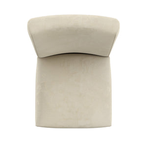 Wingston Upholstered Wingback Dining Chair Set with Coil Spring Support