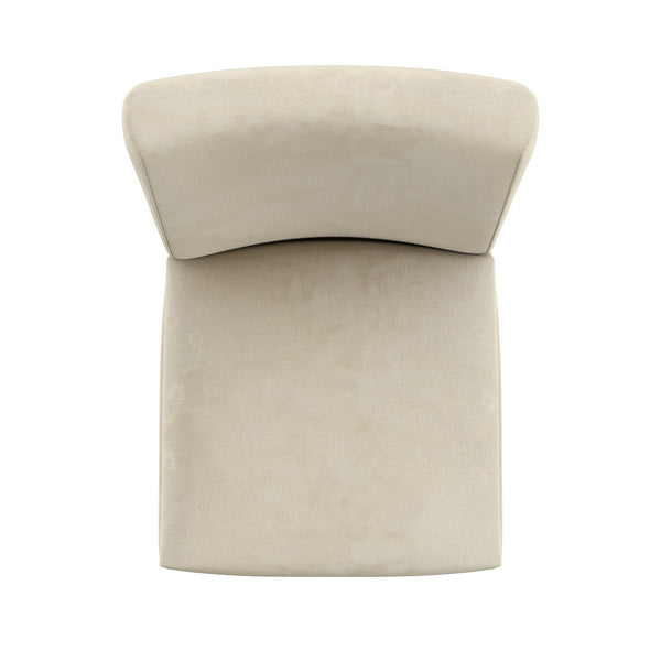 Wingston Upholstered Wingback Dining Chair Set with Coil Spring Support