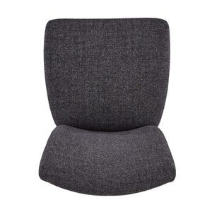 Wingston Wingback Upholstered Dining Chair Set with Espresso Rubberwood Legs