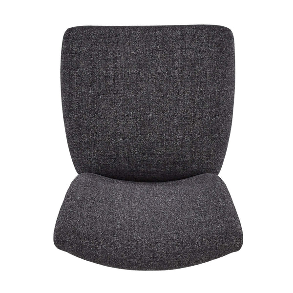 Wingston Wingback Upholstered Dining Chair Set with Espresso Rubberwood Legs