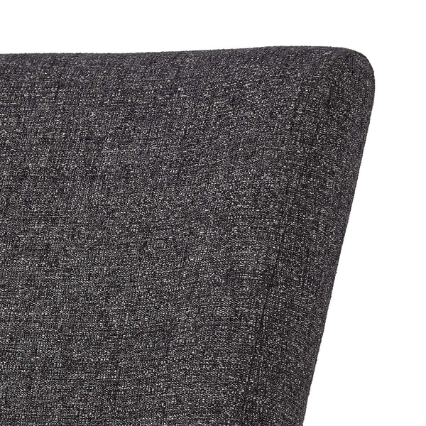 Wingston Wingback Upholstered Dining Chair Set with Espresso Rubberwood Legs