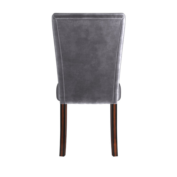 Wingston Upholstered Wingback Dining Chair Set with Solid Wood Legs