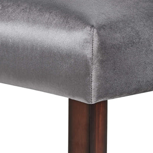 Wingston Upholstered Wingback Dining Chair Set with Solid Wood Legs