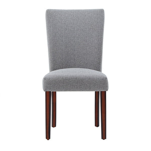 Homelegance Wingston Upholstered Dining Chair Foam Cushioned Rubberwood Legs Set of 2 721S-GAW