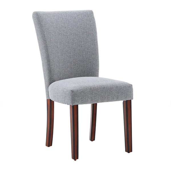 Wingston Upholstered Dining Chair Foam Cushioned Rubberwood Legs Set of 2