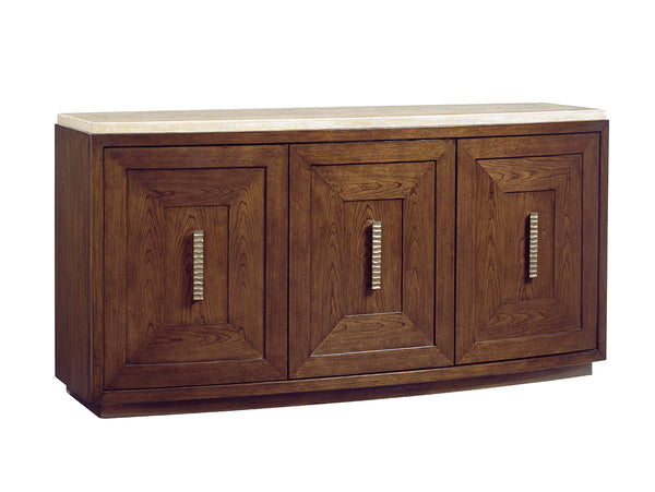Lexington Mariposa Buffet - Elegant Contemporary Design With Silver Travertine Top And Ample Storage Solutions Carrillo  721-852