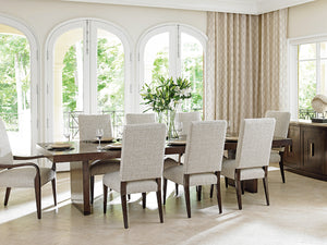 Lexington Sierra Upholstered Dining Chair - Contemporary Comfort With Mocha Finish And Soft Gray Undertones Carrillo  721-881-01