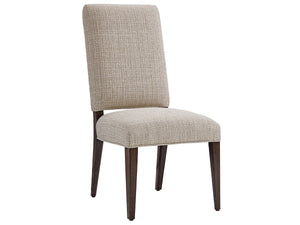 Lexington Sierra Upholstered Dining Chair - Contemporary Comfort With Mocha Finish And Soft Gray Undertones Carrillo  721-880-01