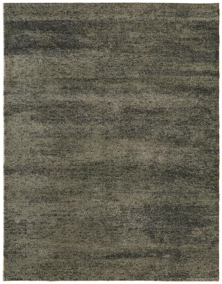 HomeRoots 10 X 13 Abstract Polypropylene Area Rug Plush Pile for Living and Dining Rooms 722150