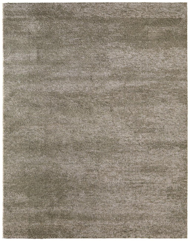HomeRoots 10 X 13 Blue Ivory Abstract Polypropylene Area Rug Plush Pile Living Room 722158