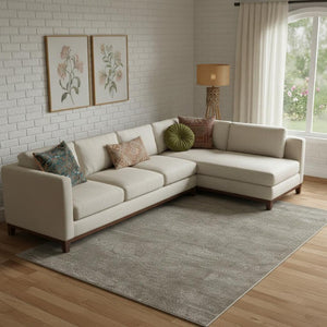 12 X 15 Abstract Polypropylene Area Rug Plush Pile for Living Room or Dining