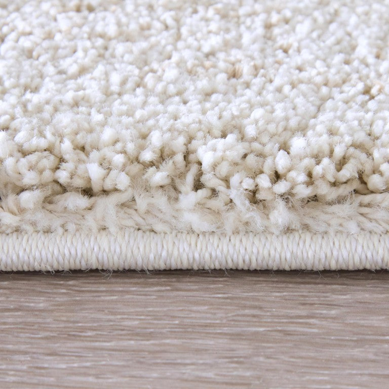 HomeRoots 5 Foot by 7 Abstract Polypropylene Area Rug Plush Pile Stain Resistant Indoor 722162