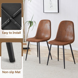 English Elm Table and Chair Set Round Geometric Mdf Dining with Storage Shelf and 6 Fabric Seats W1151S04077