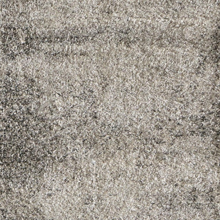 7 Foot Blue Ivory Abstract Polypropylene High Pile Rug for Modern Living Spaces