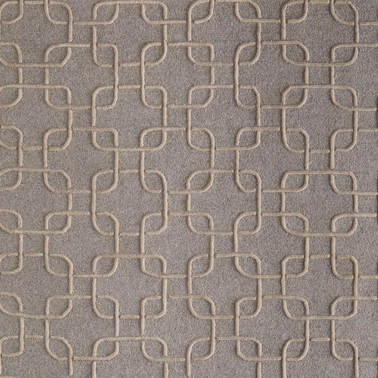 3x5 Hand Tufted Wool Floral Area Rug in Blue Ivory for Entryways and Bedrooms